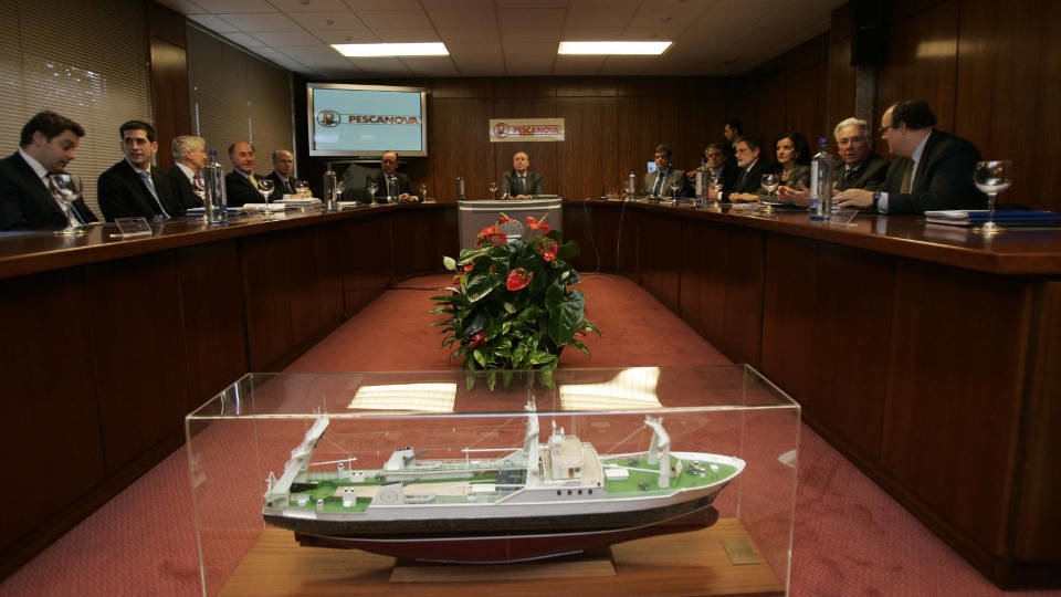 Consejo de administración de Pescanova celebrado en 2010. AEP