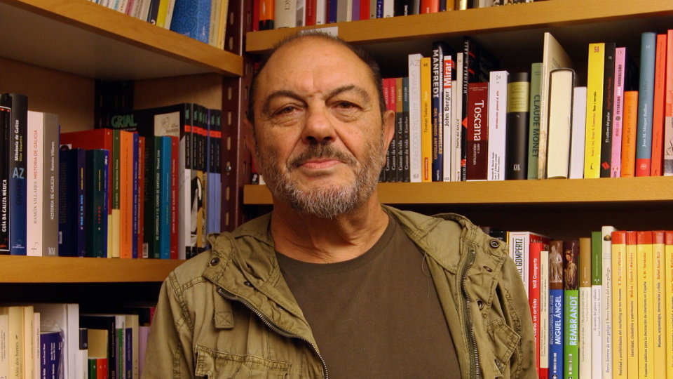 Isidro Novo, durante a presentación da súa novela 'O tabú na traslenda' o pasado ano. MARCOS LÓPEZ