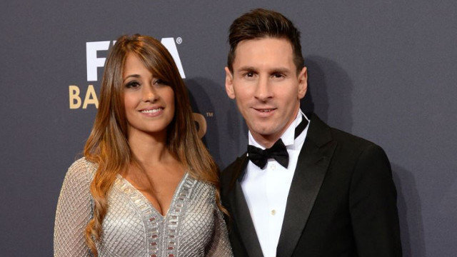 Antonella Roccuzzo y Leo Messi. ARCHIVO