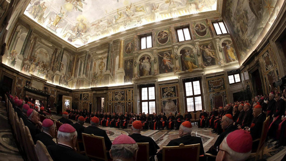Reunión de la curia romana en El Vaticano. AEP