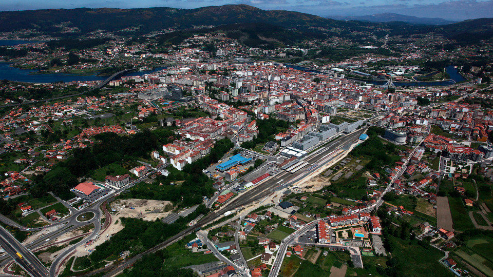 Vista aérea de Pontevedra. JAVIER CERVERA-MERCADILLO