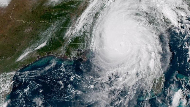 El ojo del huracán Michael. NOAA