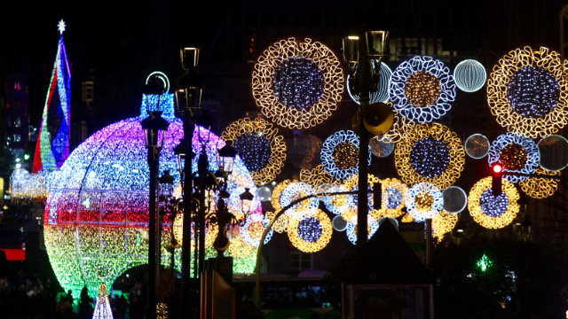 Iluminación do Nadal de Vigo. RAFA FARIÑA
