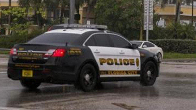 Un coche de la policía de Florida. ARCHIVO