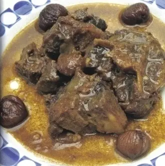 Jabalí con castañas (Archivo Chef Rivera)