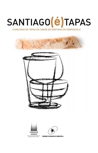 Cartel del concurso de cocina en miniatura en Compostela (G.G.)