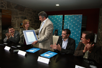 Entrega del sello de 'Galicia Calidade' a Vilarin-Valtea