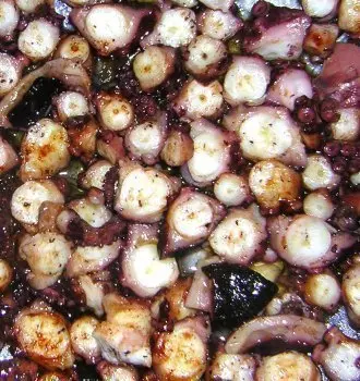Pulpo "á feira" (Foto: I.P.)