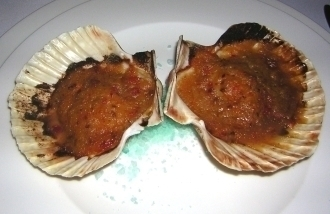 Plato de vieiras "a la gallega" (Foto: I.P.)