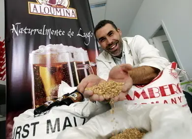 Alberto Curiel, en su laboratorio del CEI (Foto: SEBAS SENANDE)