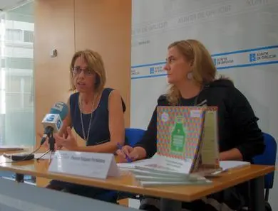 Arias y Vázquez, durante la presentación del Outono Gastronómico (Foto: EPL )