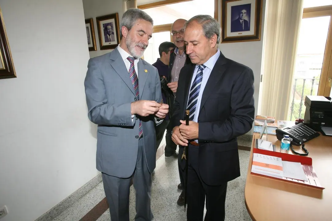 Severino Rodríguez, con José Tomé