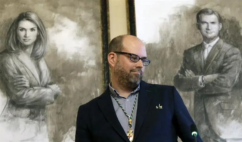 El alcalde de Santiago, Martiño Noriega