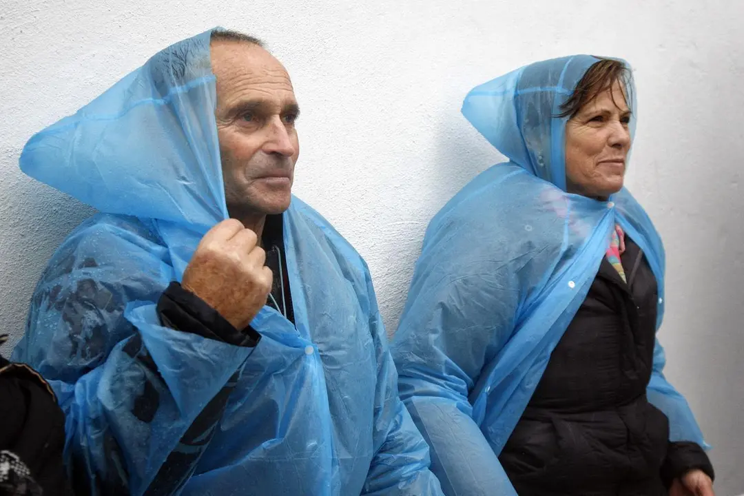 La lluvia y el viento, en Galicia