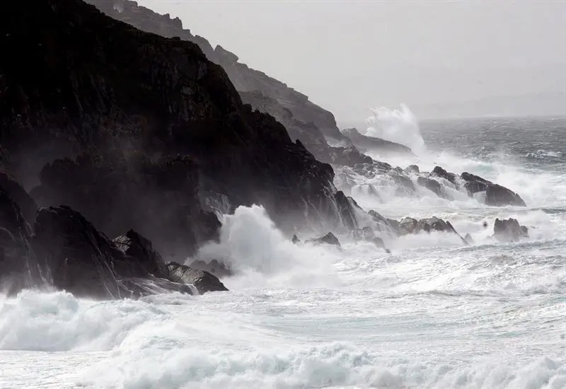 Temporal en la costa de Ferrol