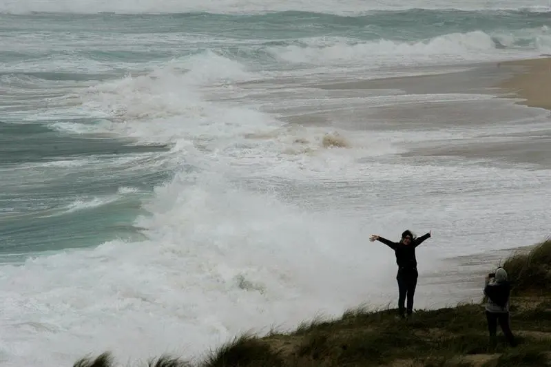 Temporal en la costa de Ferrol