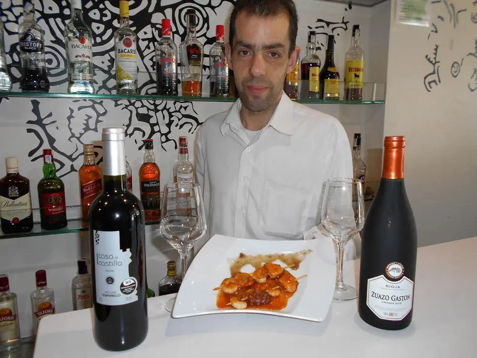 Una brocheta marinera es la opción de O Arguiñano