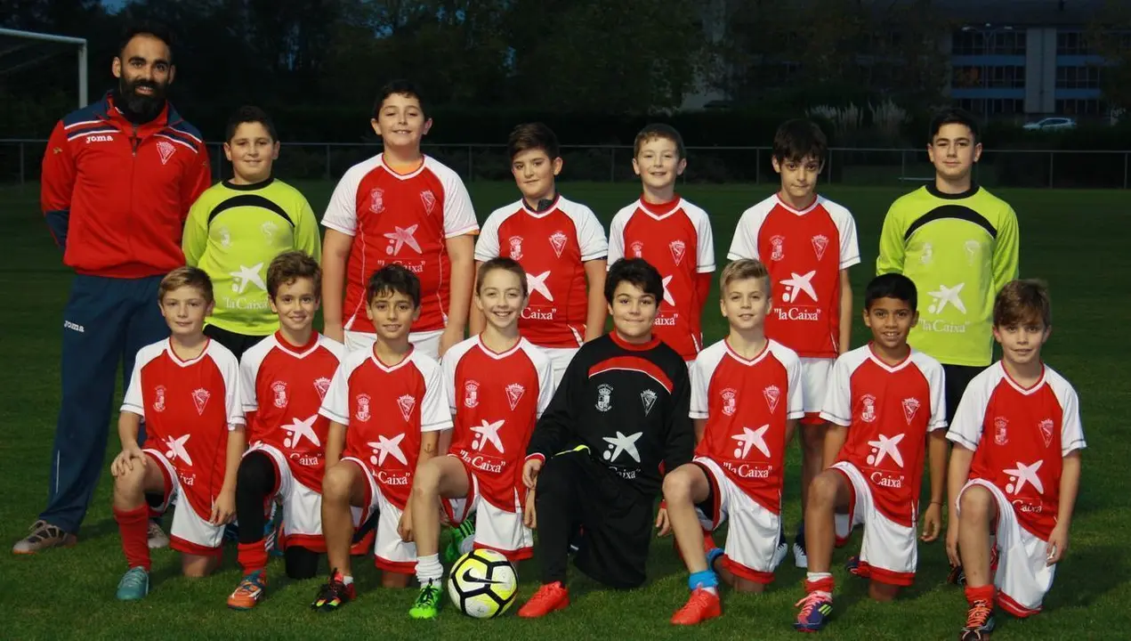 Equipo alevín del CD Castro