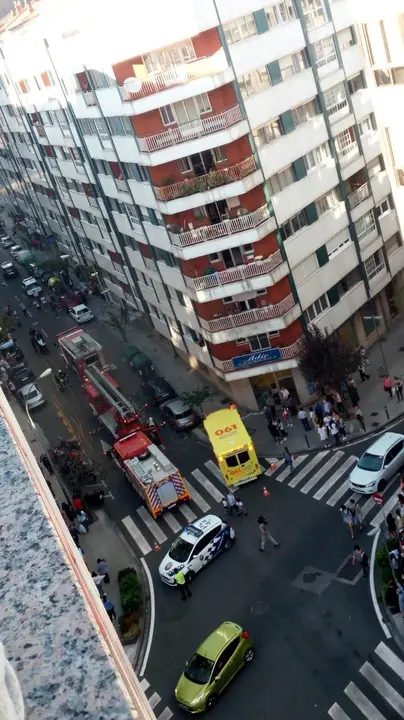 Incendio en Santiago de Chile