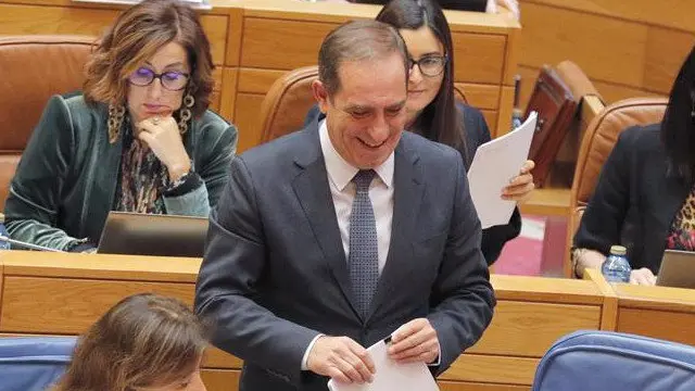 El conselleiro de Hacienda, Valeriano Martínez.LAVANDEIRA JR.