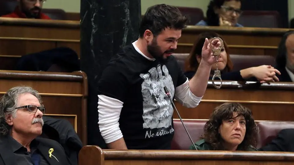 Gabriel Rufi&aacute;n, en el Congreso. BALLESTEROS (EFE)