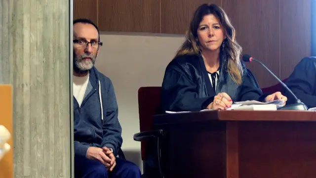 El acusado de matar a su mujer arrojándola desde una ventana de su vivienda de Vigo. AEP