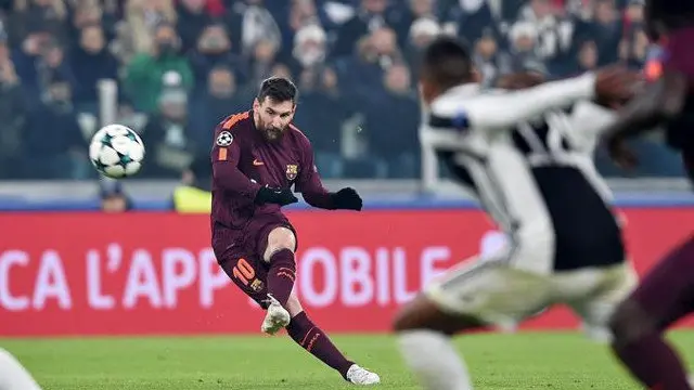 Messi, durante el partido. ANDREA DI MARCO
