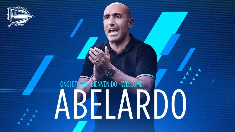 Abelardo Fernández, en la imagen de presentación. DEPORTIVO ALAVÉS