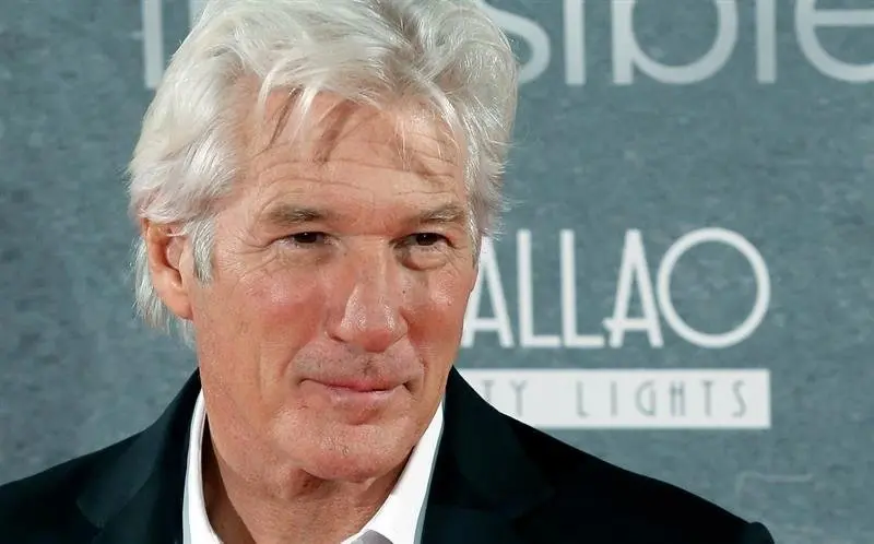 Richard Gere en la presentación en Madrid de su película 'Invisibles'. AEP