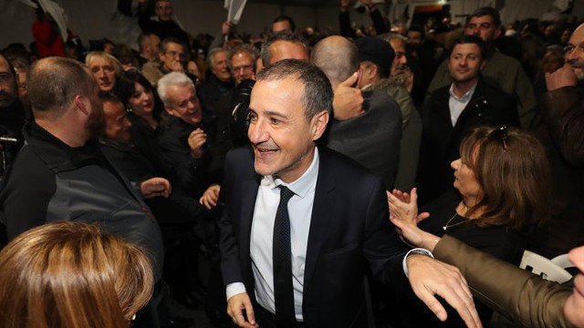 El candidato de Pe a Corsica, Jean-Guy Talamoni. OLIVIER SANCHEZ (EFE)