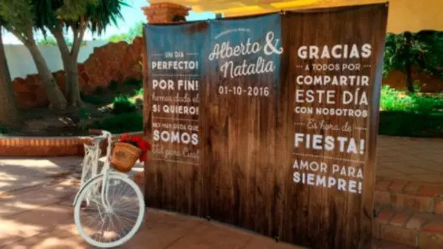 Photocall de la empresa Rotulatumismo