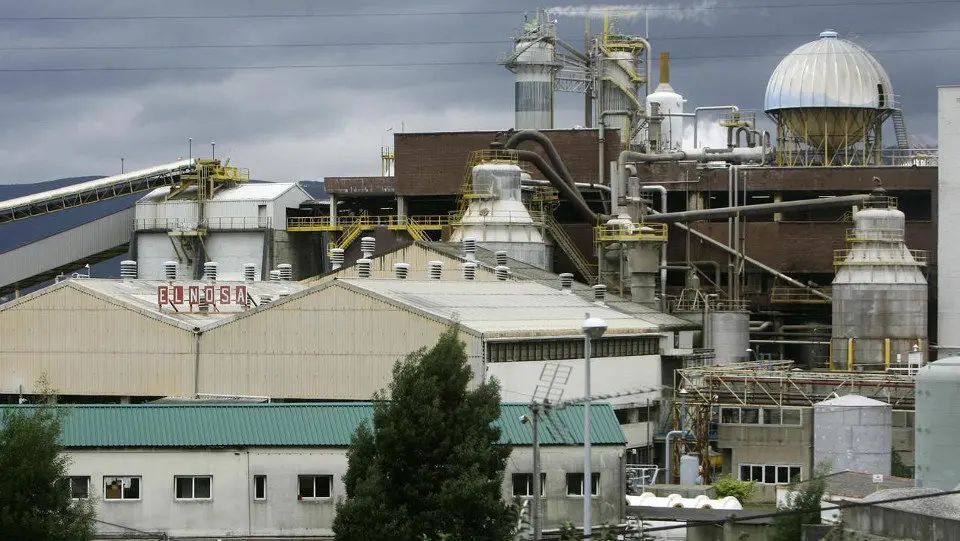 Fábrica de Elnosa, en Lourizán. ADP