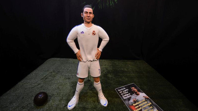 El jugador de fútbol del Real Madrid tiene en Rute, Córdoba, su réplica más "merengue". RAFA ALCAIDE (EFE)