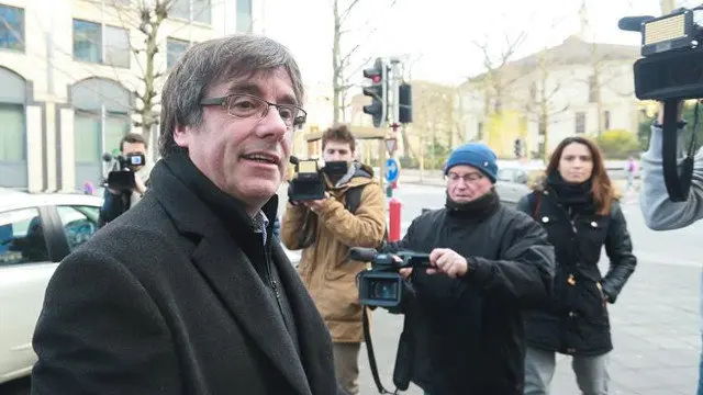 Carles Puigdemont. OLIVIER HOLSET (EFE)