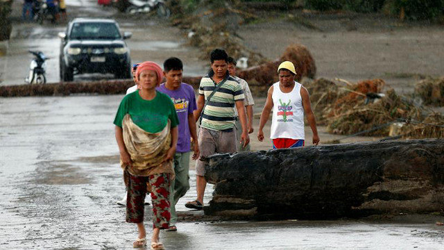 La tormenta Tembin golepa duramente Filipinas. EFE