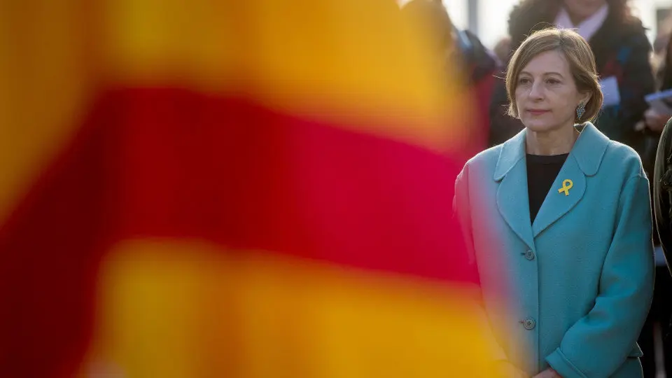 La presidenta de la Diputación Permanente del Parlament, Carme Forcadell. QUIQUE GARCÍA (EFE)