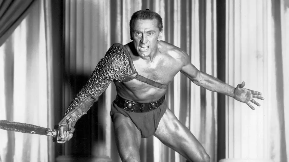 Kirk Douglas, como Espartaco. AEP