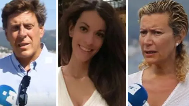 Juan Carlos Quer Pinto y Diana López-Pinel Pinarello, junto a la joven. ARCHIVO
