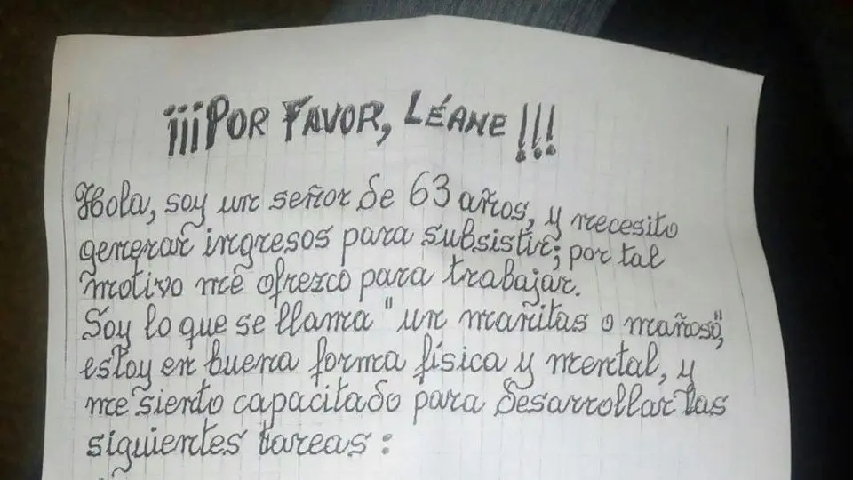 Fragmento de la carta