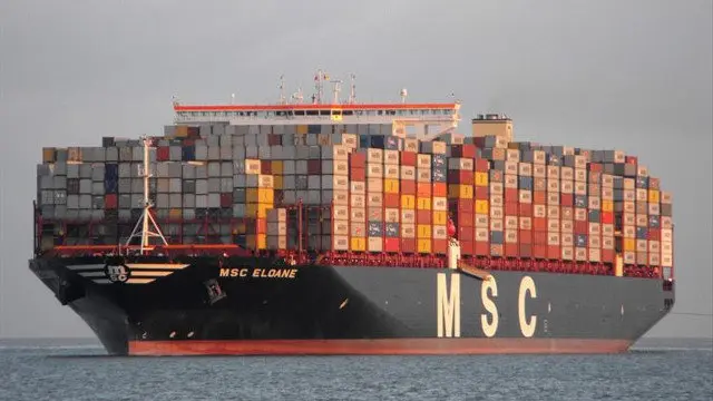 Buque que perdió la carga cerca de la costa gallega. MARINETRAFFIC.COM