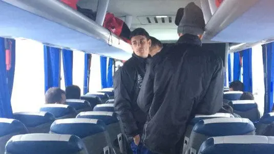 Jugadores del Cerceda atrapados en la AP-6. CCD CERCEDA