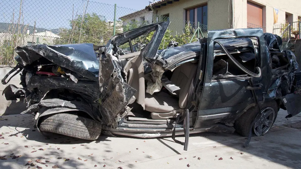 Un accidente de tráfico. EFE.