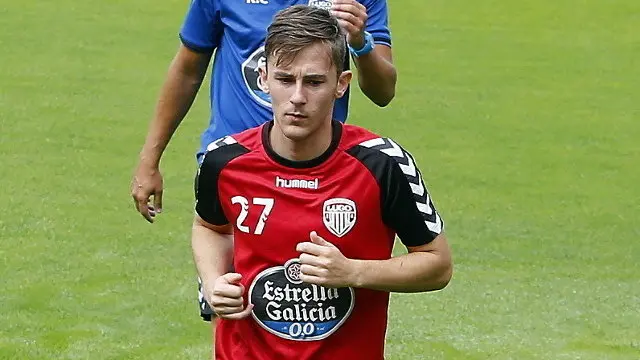 Keko Vilariño, canteirán do Lugo e actual xogador do Cerceda. J.VÁZQUEZ