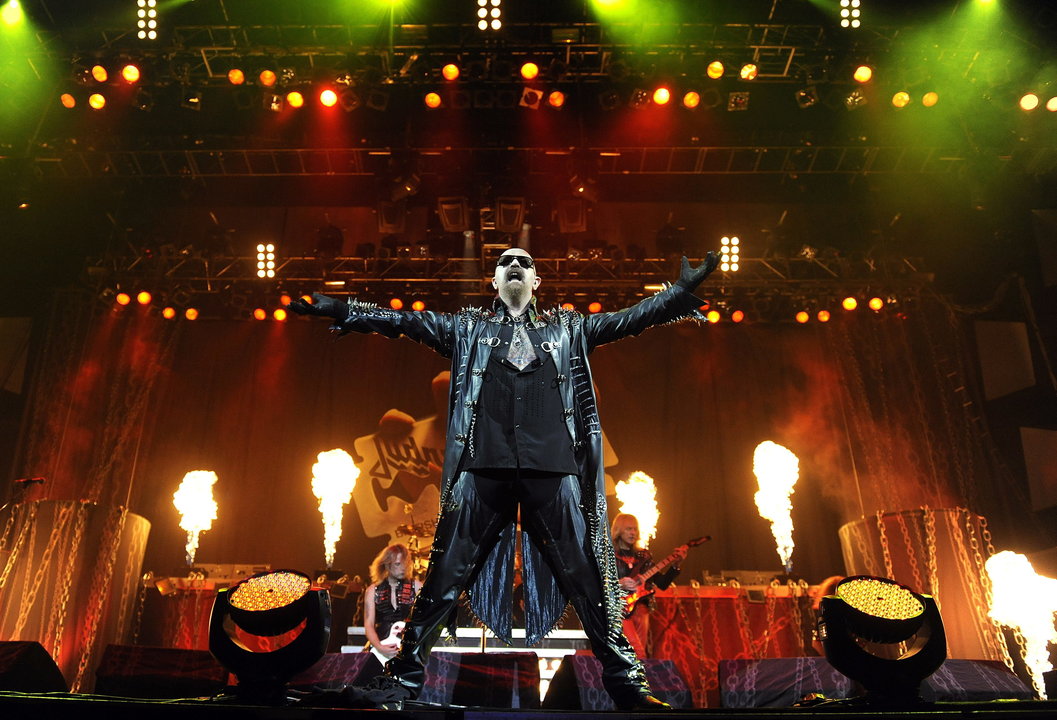 Judas Priest, en una de sus actuaciones