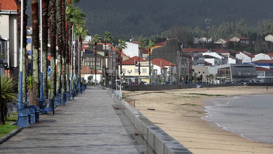 Paseo de O Areal, en A Pobra. PEPE FERRÍN