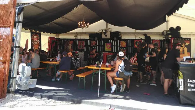 El espacio de Galipizza en el Resurrection Fest. AEP