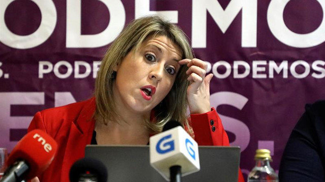 La secretaria general de Podemos Galicia, Carmen Santos. XOÁN REY (EFE)