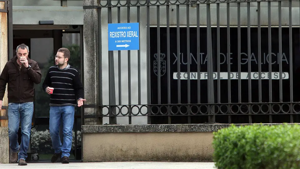Edificio de la Xunta en San Caetano, Santiago. AEP