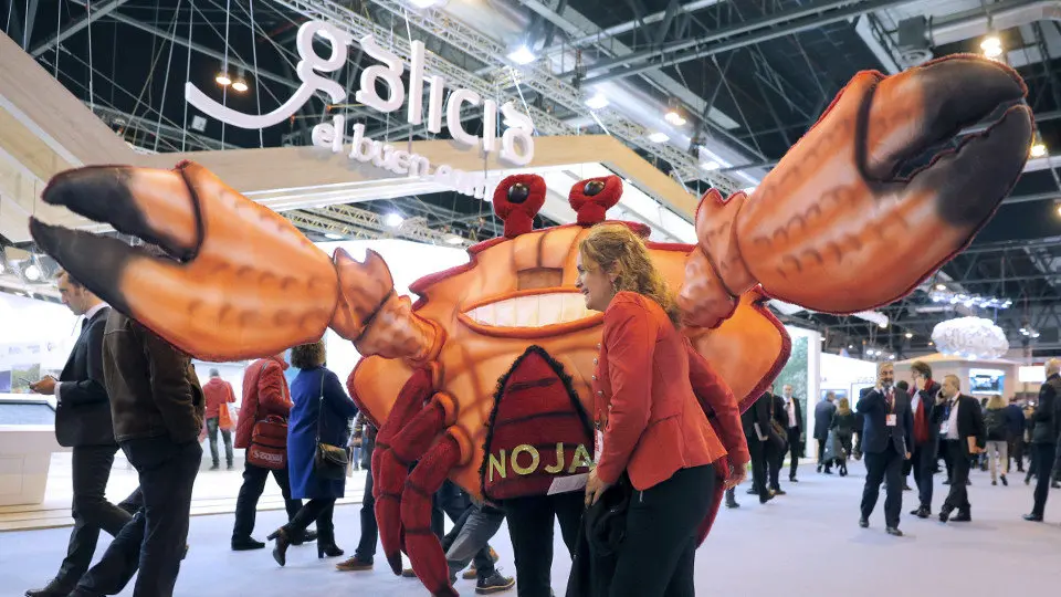 La nécora de Cantabria en Fitur que algunos creyeron gallega. EFE