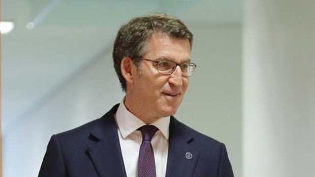 El presidente de la Xunta, Alberto Núñez Feijóo, este jueves. LAVANDEIRA JR (EFE)
